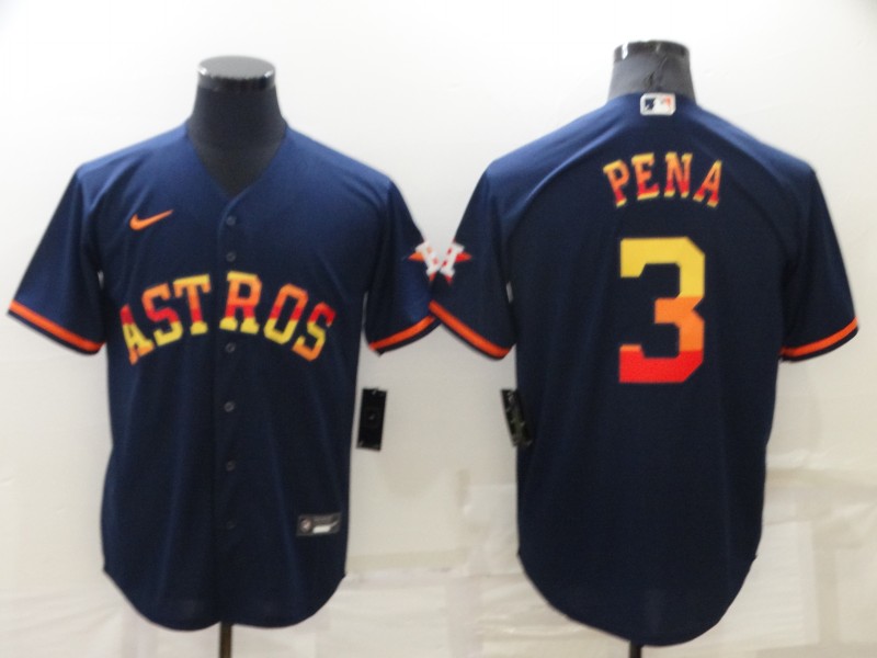 Men's Houston Astros #3 Jeremy Peña 2022 Navy Cool Base Stitched Jersey Men's Houston Astros #3 Jeremy Peña 2022 Navy Cool Base Stitched Jersey